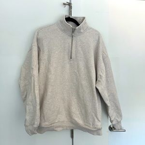 TNA cozy fleece mega 1/4 zip sweatshirt